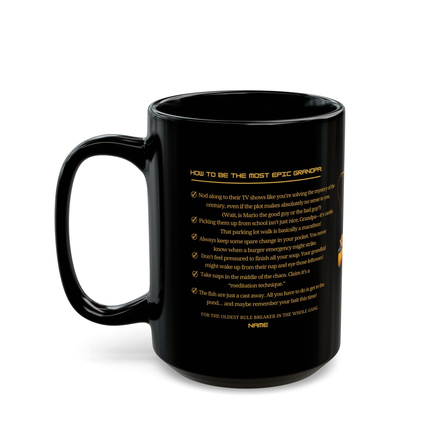 Mug - Funny Quotes How to Be the Most Epic Grandpa - Luxury