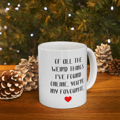 To My Husband Ceramic Mug 11oz/15oz - Romantic Gift for Him