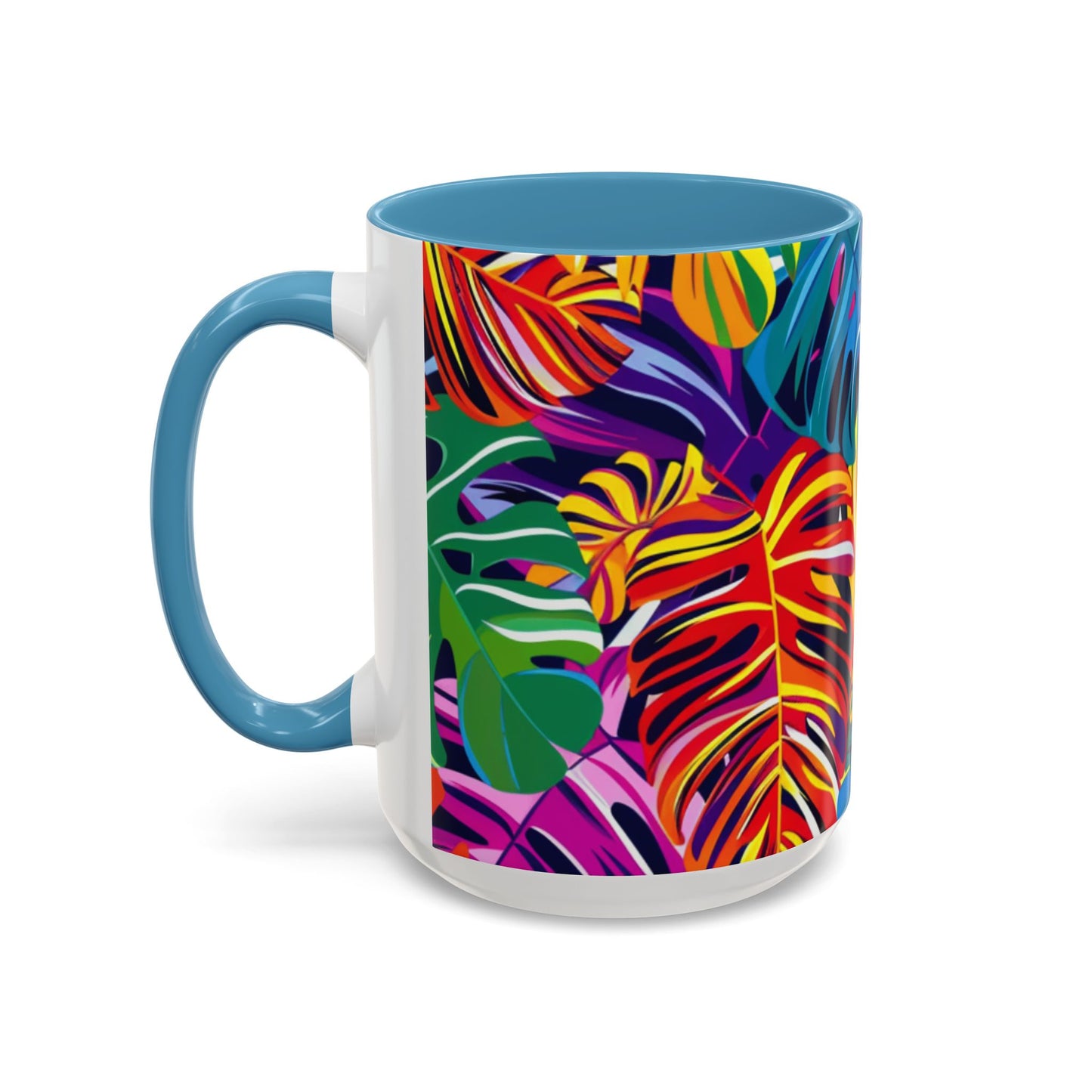 Hawaiian Palm Tree Mug - Tropical Coffee Cup 11oz/15oz