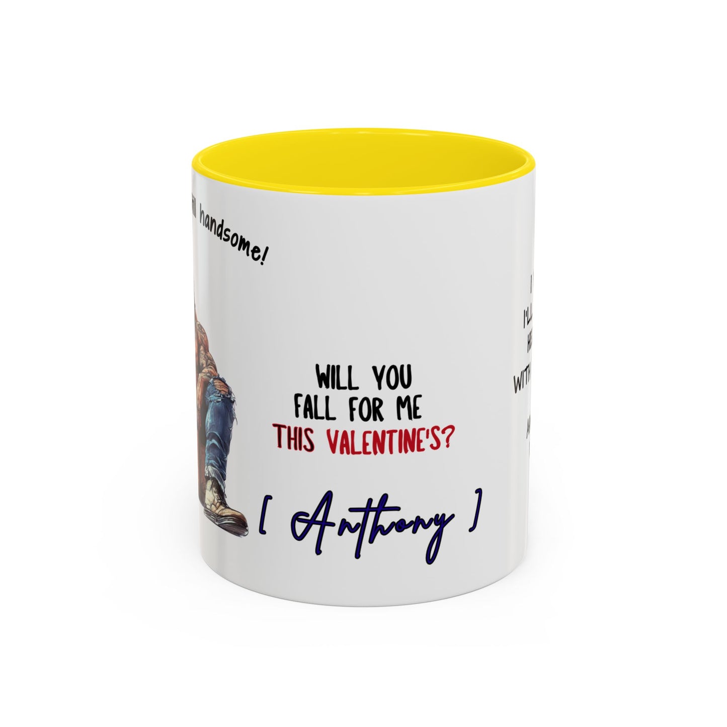 Mug Funny Quote - Still Broke, Still Handsome Accent Coffee Mug (11, 15oz)