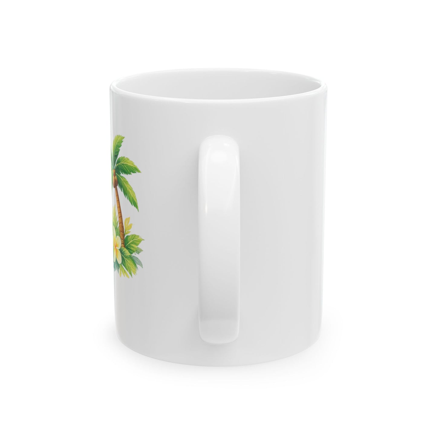 Ceramic Mug — "Better Together" Tropical Palm Coffee Mug (11oz/15oz)