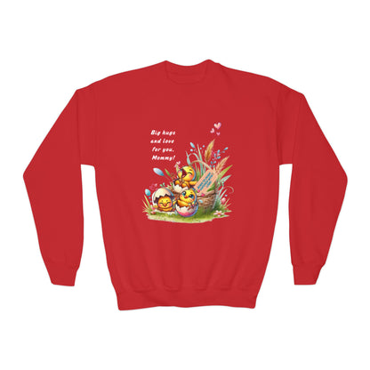 Funny Emotional Messages Youth Crewneck Sweatshirt - Perfect Gift for Mother's Day