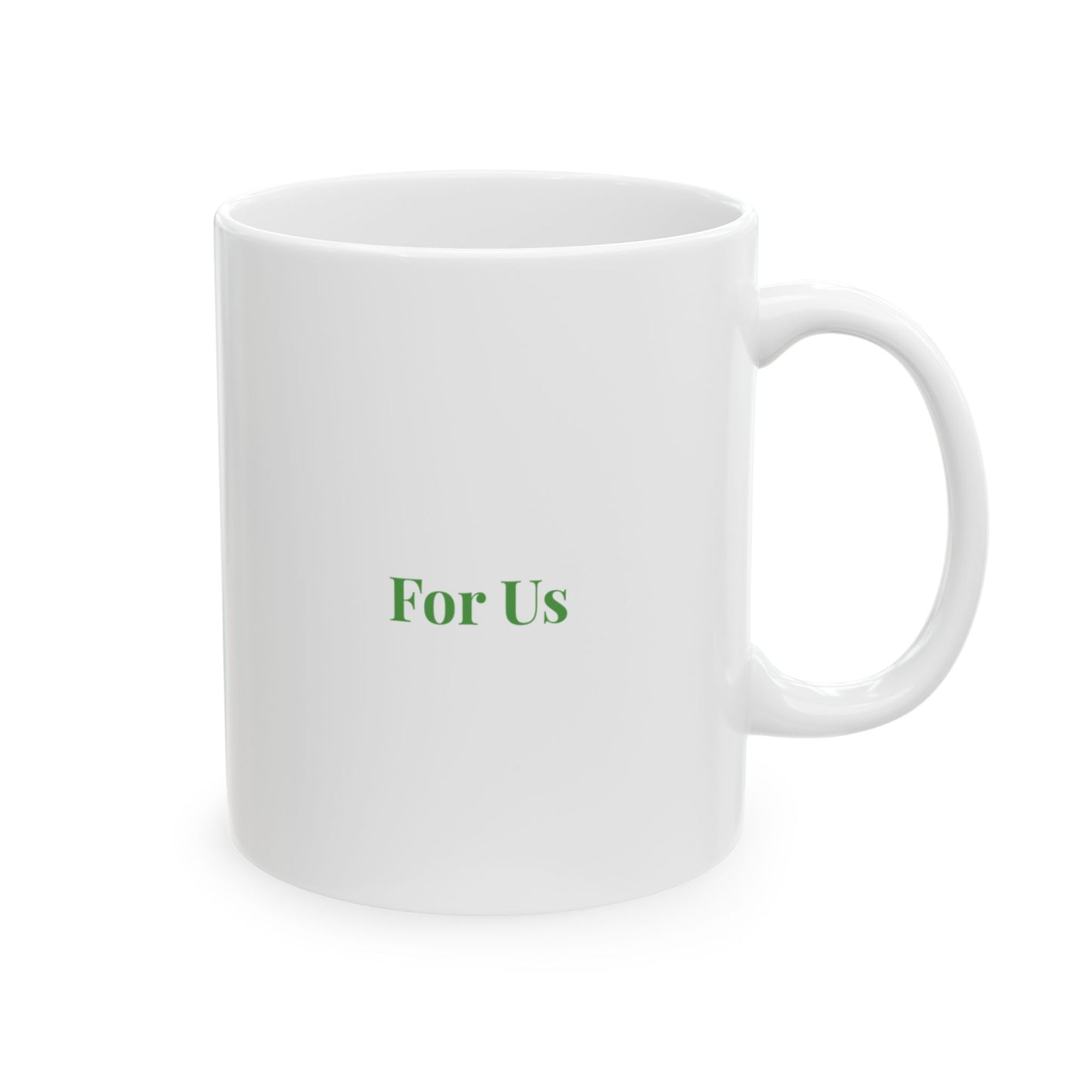 Ceramic Mug - Floral Hibiscus Tea Coffee Cup with Positive Quote (11oz, 15oz)