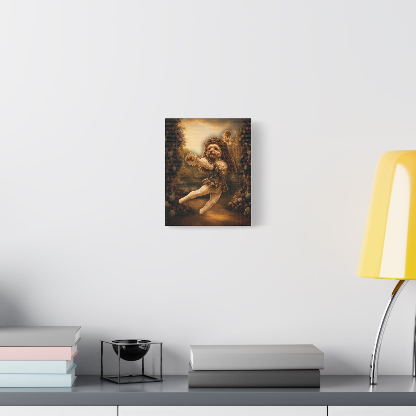 Antonio the Yorkie — Royal Ballerino | Stretched Canvas Print