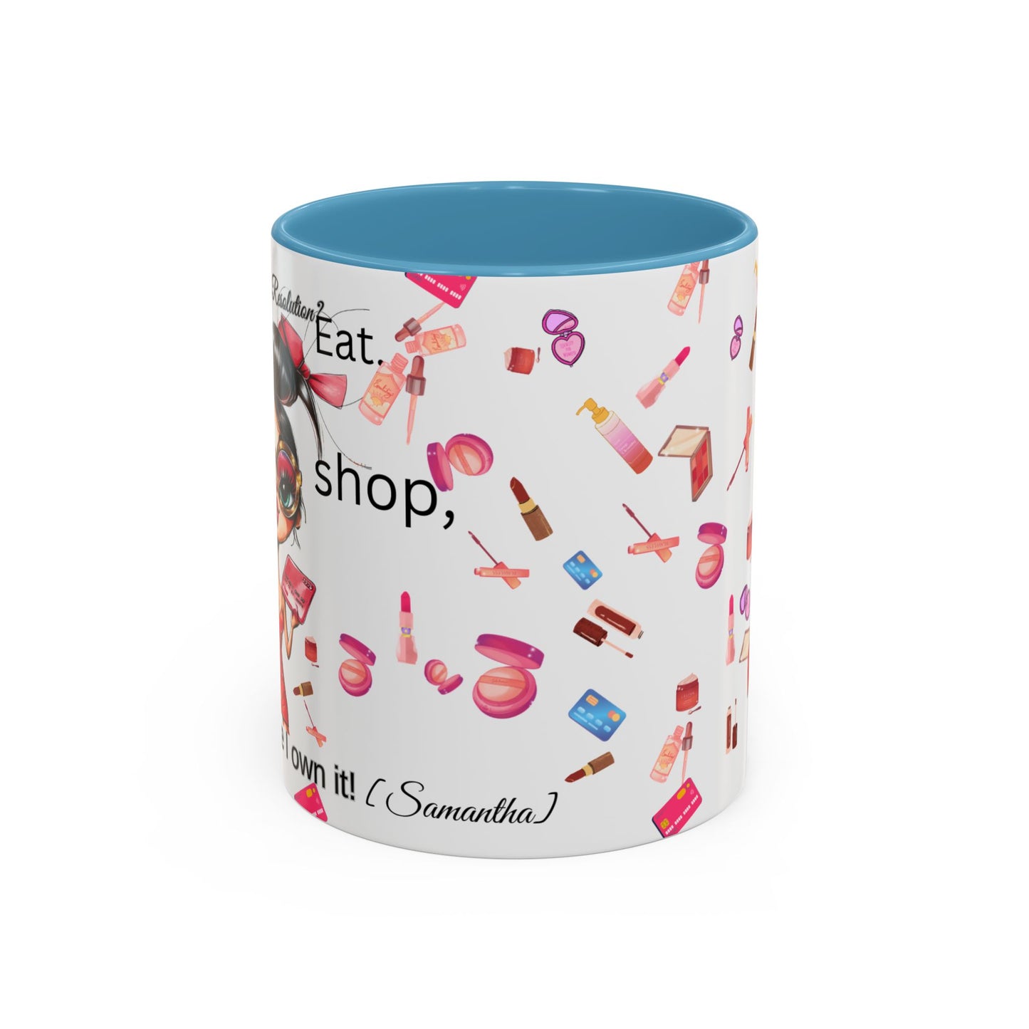 Mug - Funny New Year Resolution Accent Coffee Mug (11, 15oz)