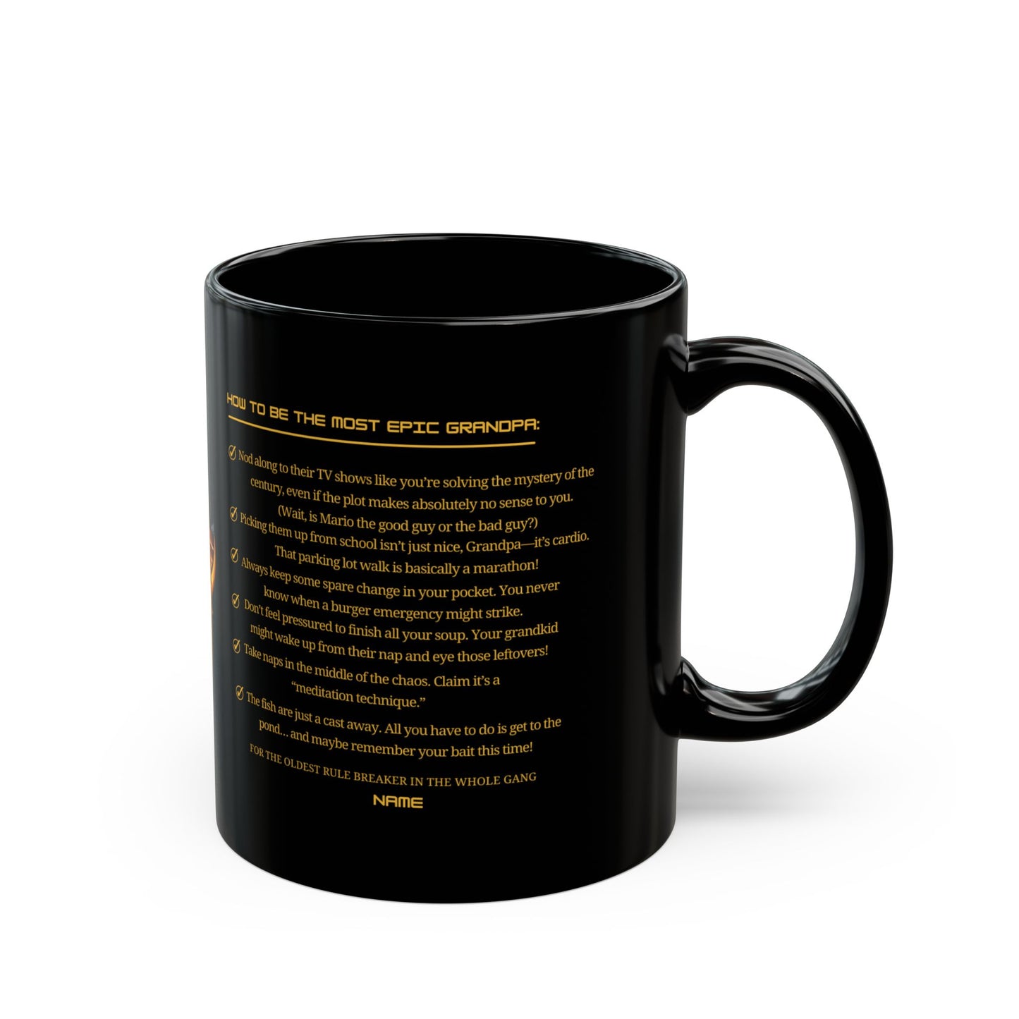 Mug - Funny Quotes How to Be the Most Epic Grandpa - Luxury