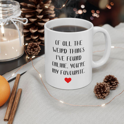 To My Husband Ceramic Mug 11oz/15oz - Romantic Gift for Him
