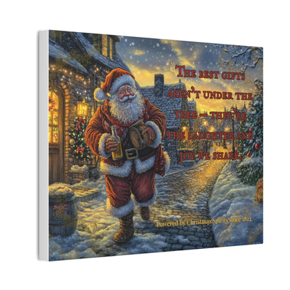 Santa Canvas Wall Art - Best Gifts Aren't Under Tree Christmas Decor