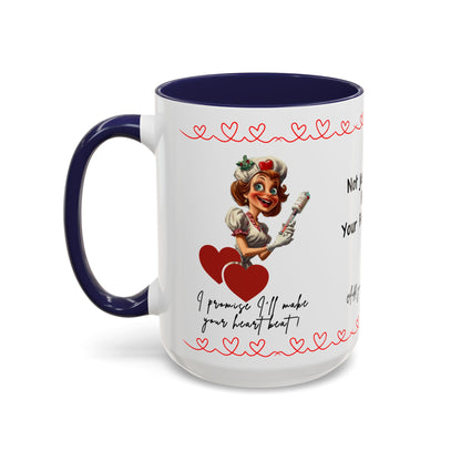 Mug - Not Just a Nurse But Your Favorite One Funny Design Accent Coffee Mug (11, 15oz)