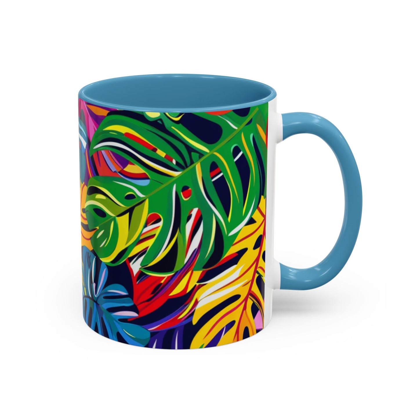Hawaiian Palm Tree Mug - Tropical Coffee Cup 11oz/15oz