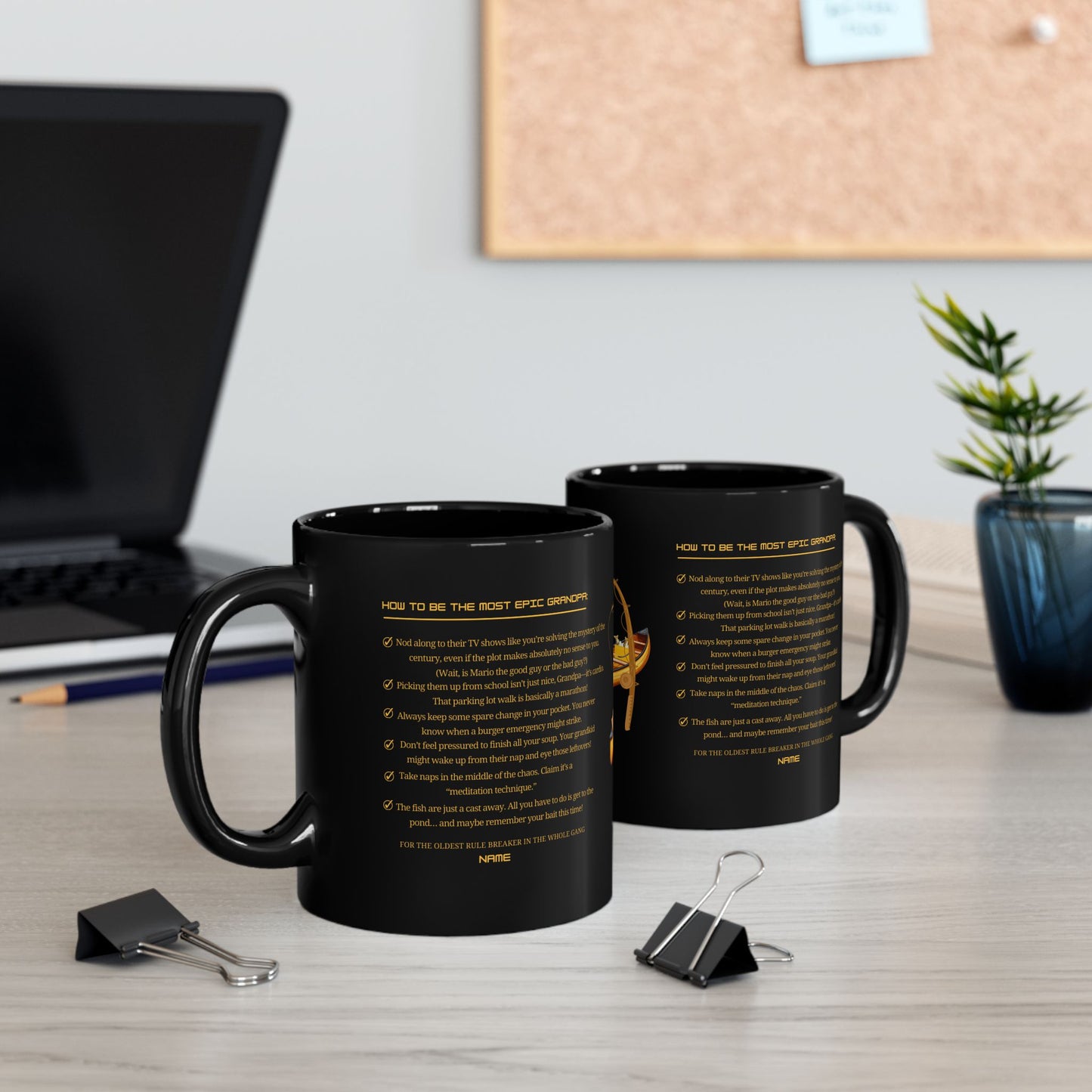 Mug - Funny Quotes How to Be the Most Epic Grandpa - Luxury