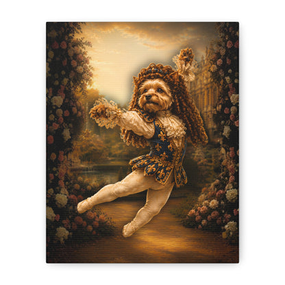 Antonio the Yorkie — Royal Ballerino | Stretched Canvas Print