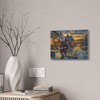 Santa Canvas Wall Art - Best Gifts Aren't Under Tree Christmas Decor
