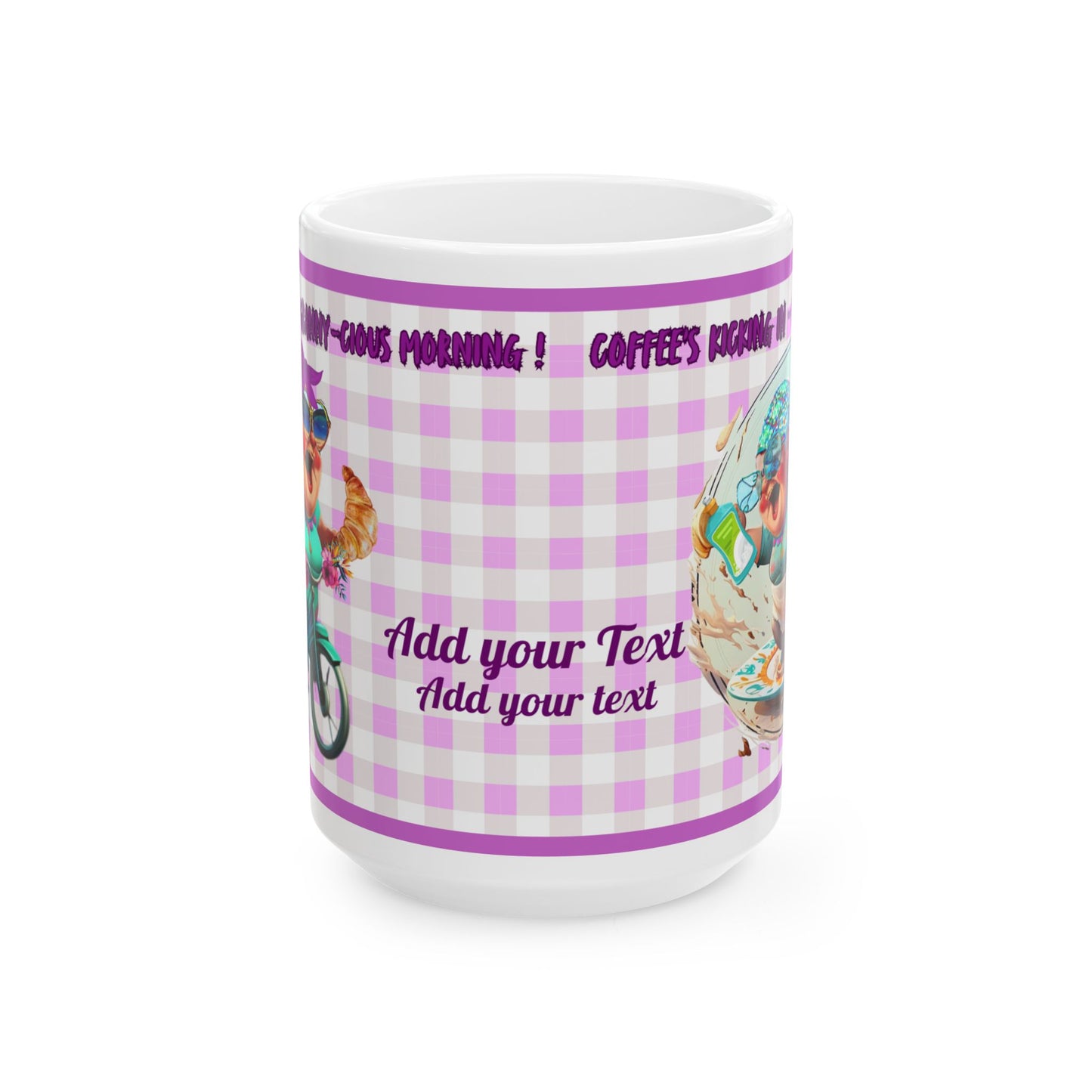 Mug Crazy Granny Funny Design 11oz 15oz Happy Crazy-Granny-cious Coffee Kitchen Cleaning