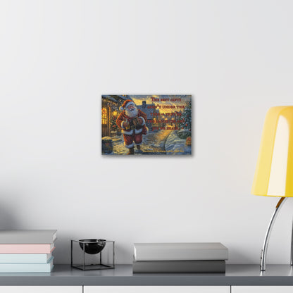 Santa Canvas Wall Art - Best Gifts Aren't Under Tree Christmas Decor