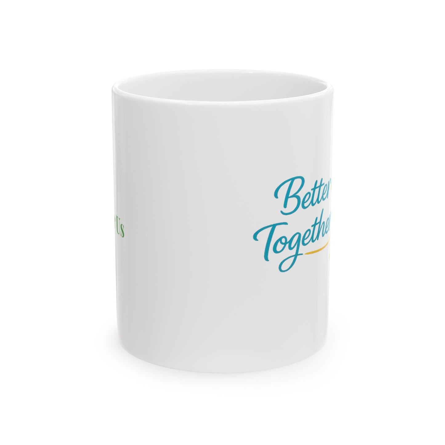 Ceramic Mug — "Better Together" Tropical Palm Coffee Mug (11oz/15oz)