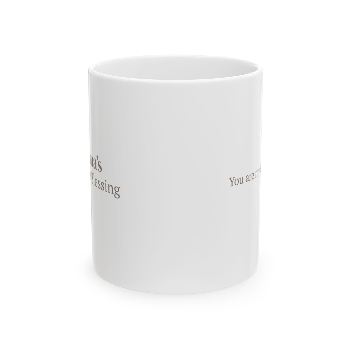 Grandma’s Precious Blessing Mug – You Are My Little Miracle – Gift from Grandma