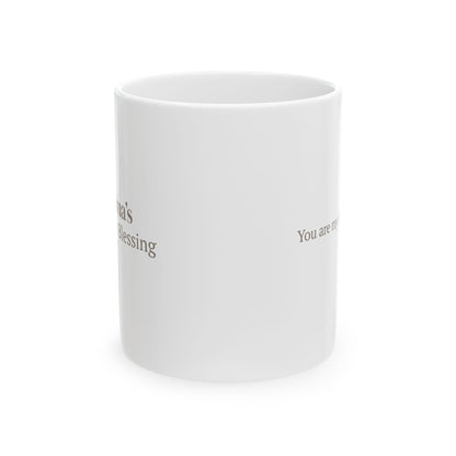 Grandma’s Precious Blessing Mug – You Are My Little Miracle – Gift from Grandma