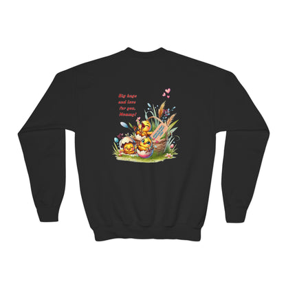 Funny Emotional Messages Youth Crewneck Sweatshirt - Perfect Gift for Mother's Day