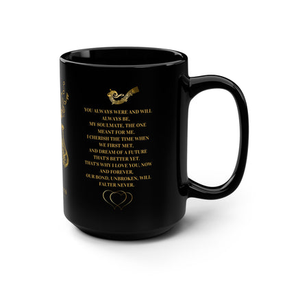 Luxury Music Lover Mug - Soulmates Design Perfect Gift for Her Perfect gift for Him