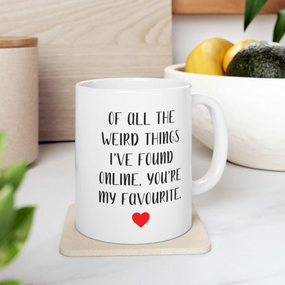 To My Husband Ceramic Mug 11oz/15oz - Romantic Gift for Him