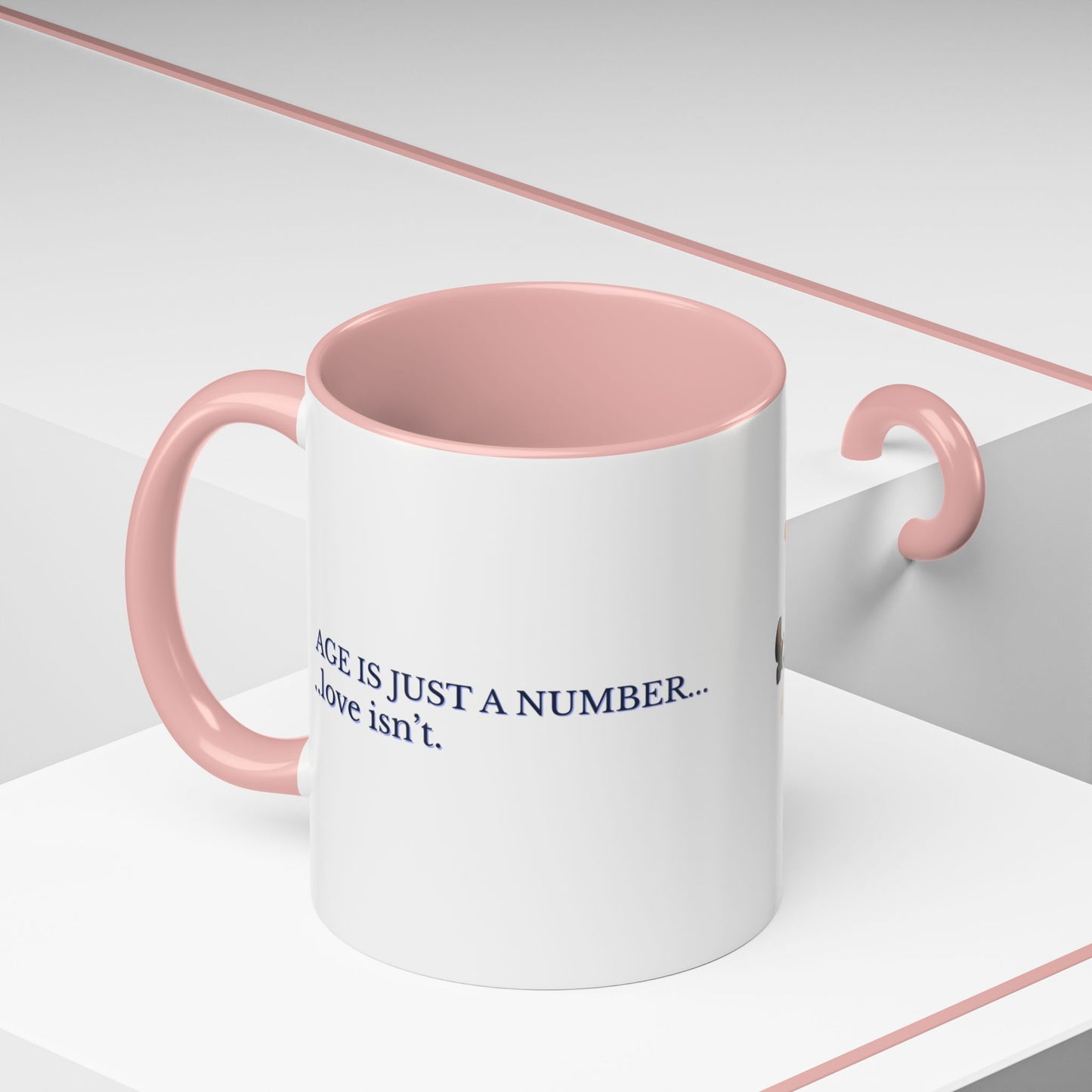 Coffee Mug - Age is Just a Number Funny Quote - Valentines Day Birthday Gift