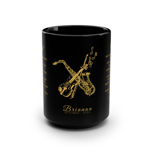 Luxury Music Lover Mug - Soulmates Design Perfect Gift for Her Perfect gift for Him