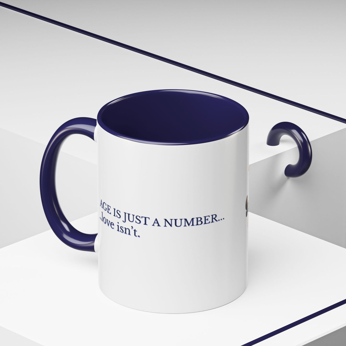 Coffee Mug - Age is Just a Number Funny Quote - Valentines Day Birthday Gift