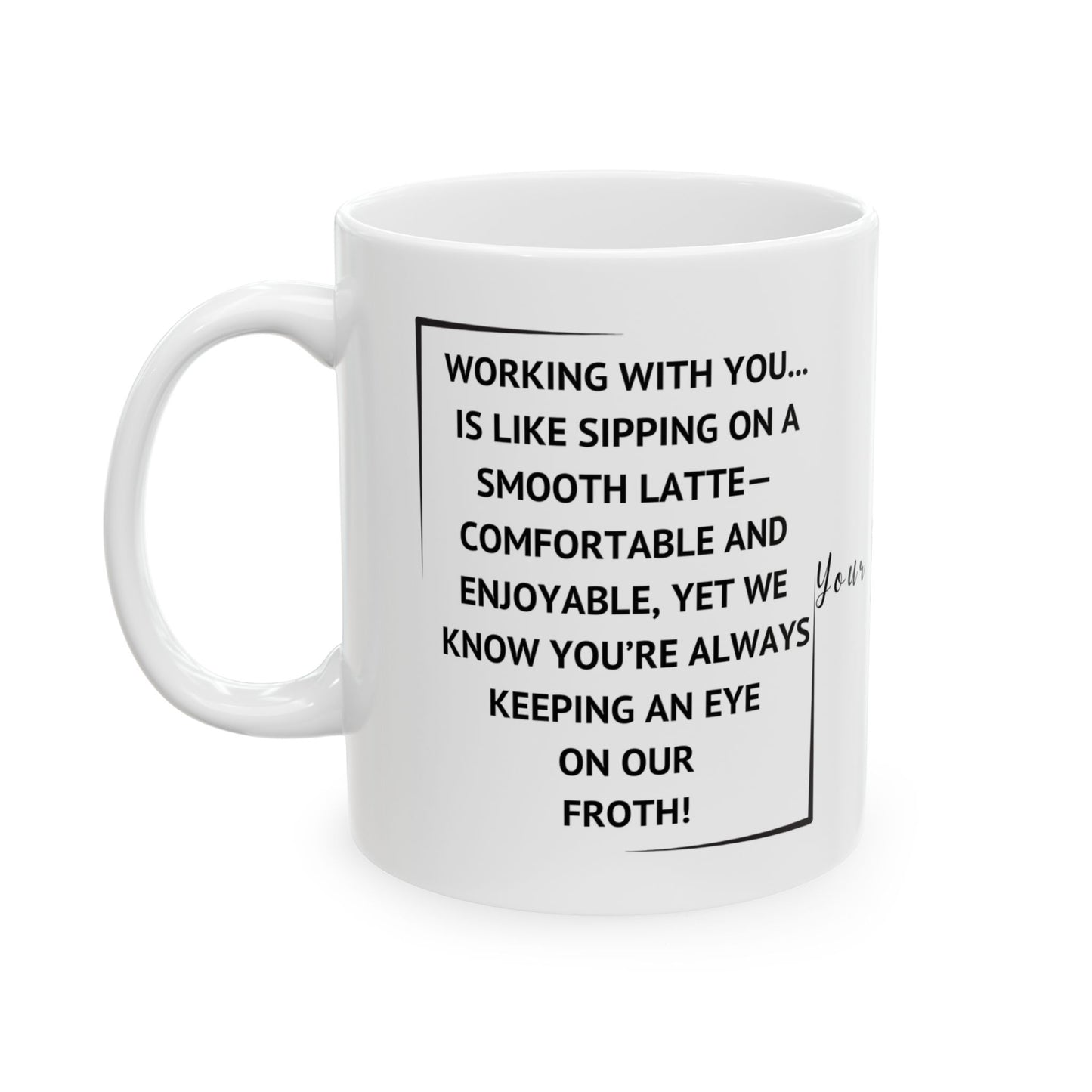 Funny Boss Ceramic Mug, Christmas Funny Gift , For your Boss