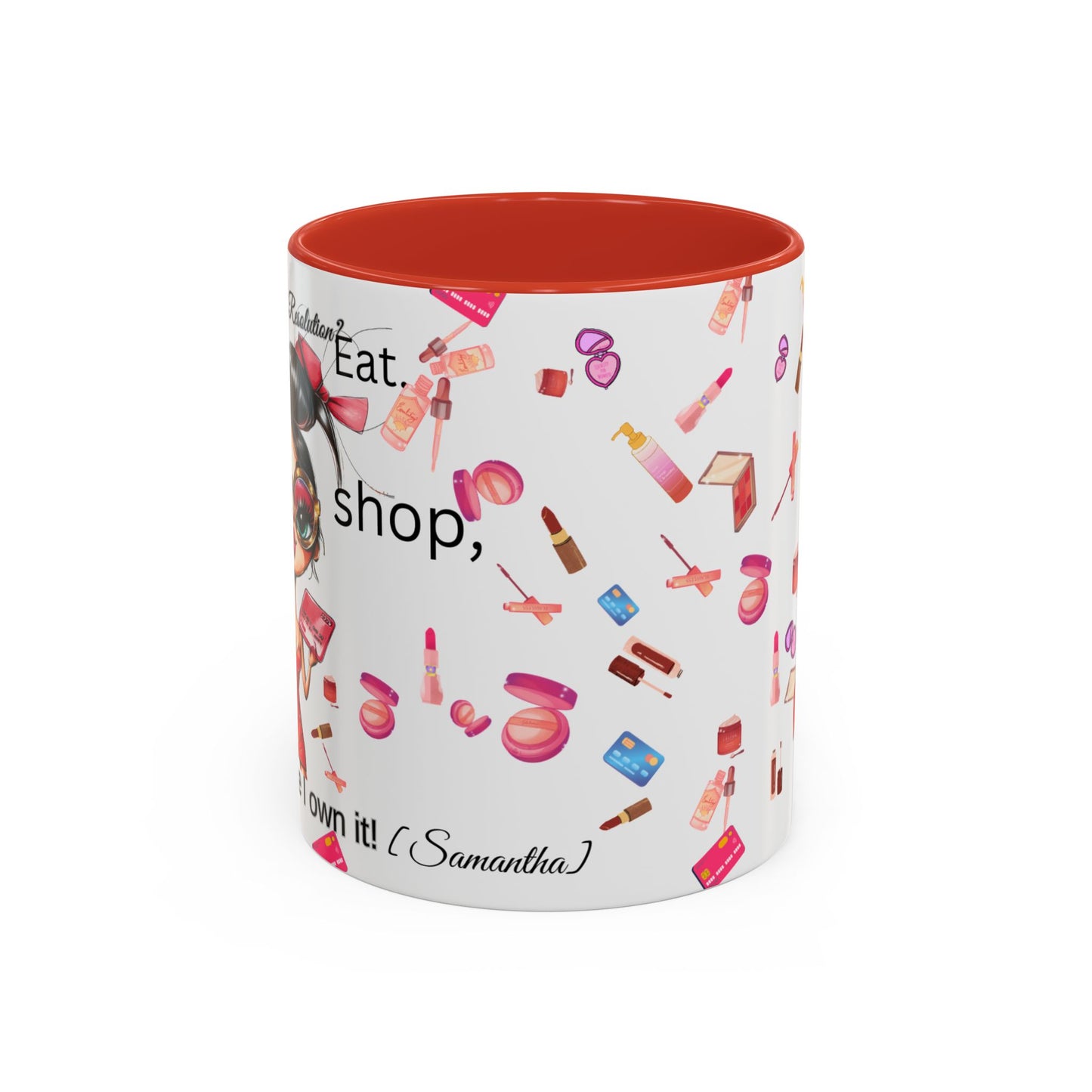 Mug - Funny New Year Resolution Accent Coffee Mug (11, 15oz)
