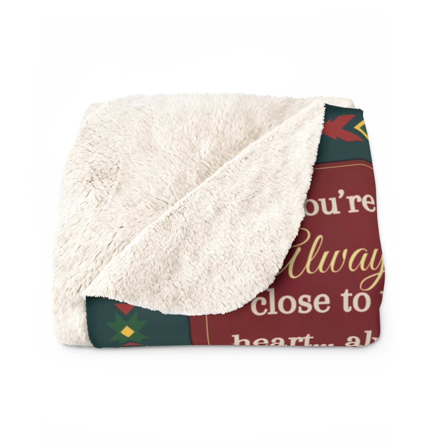 Miles Apart Sister Sherpa Blanket - Close At Heart Keepsake Gift