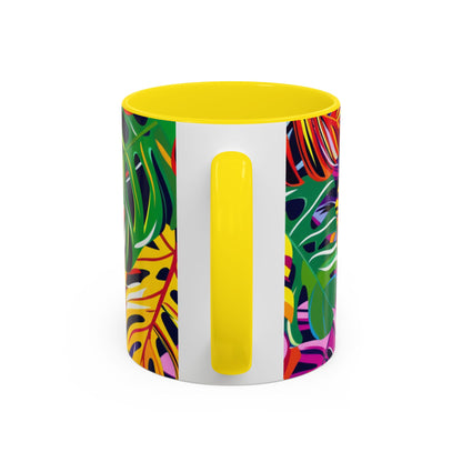 Hawaiian Palm Tree Mug - Tropical Coffee Cup 11oz/15oz