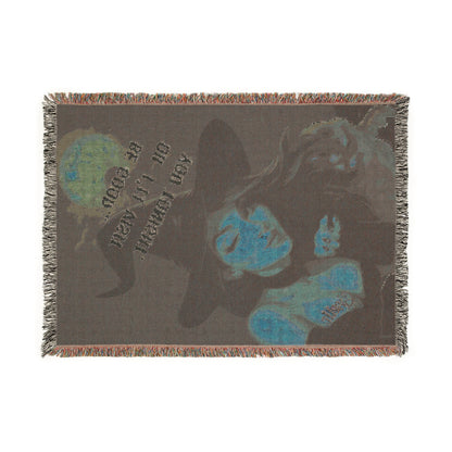 Halloween Witch Blanket - Be Good or I'll Visit You Tonight Throw