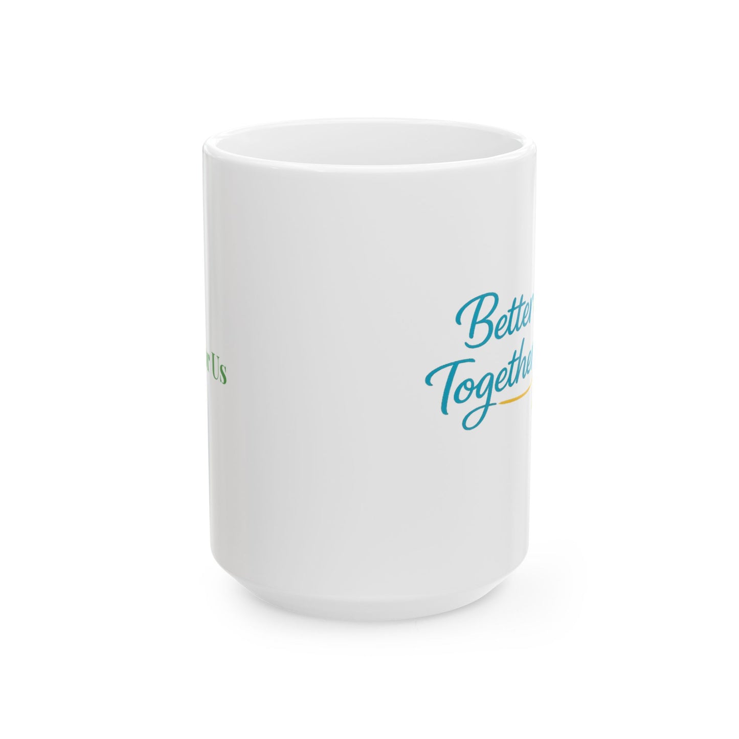 Ceramic Mug — "Better Together" Tropical Palm Coffee Mug (11oz/15oz)