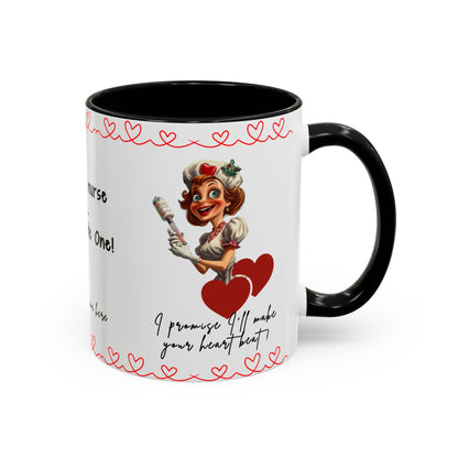 Mug - Not Just a Nurse But Your Favorite One Funny Design Accent Coffee Mug (11, 15oz)