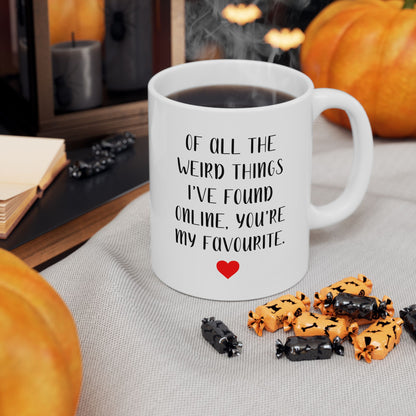 To My Husband Ceramic Mug 11oz/15oz - Romantic Gift for Him
