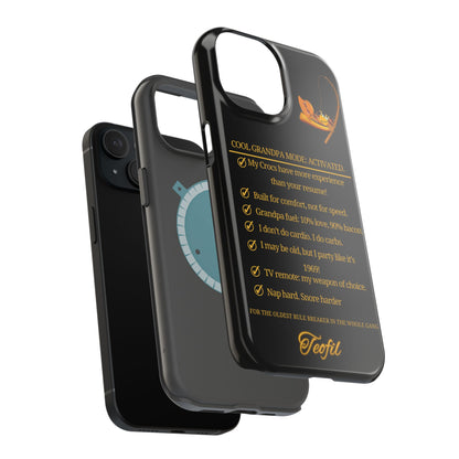 Cool Grandpa Mode Activated Phone Case - Funny Gift for Grandpa