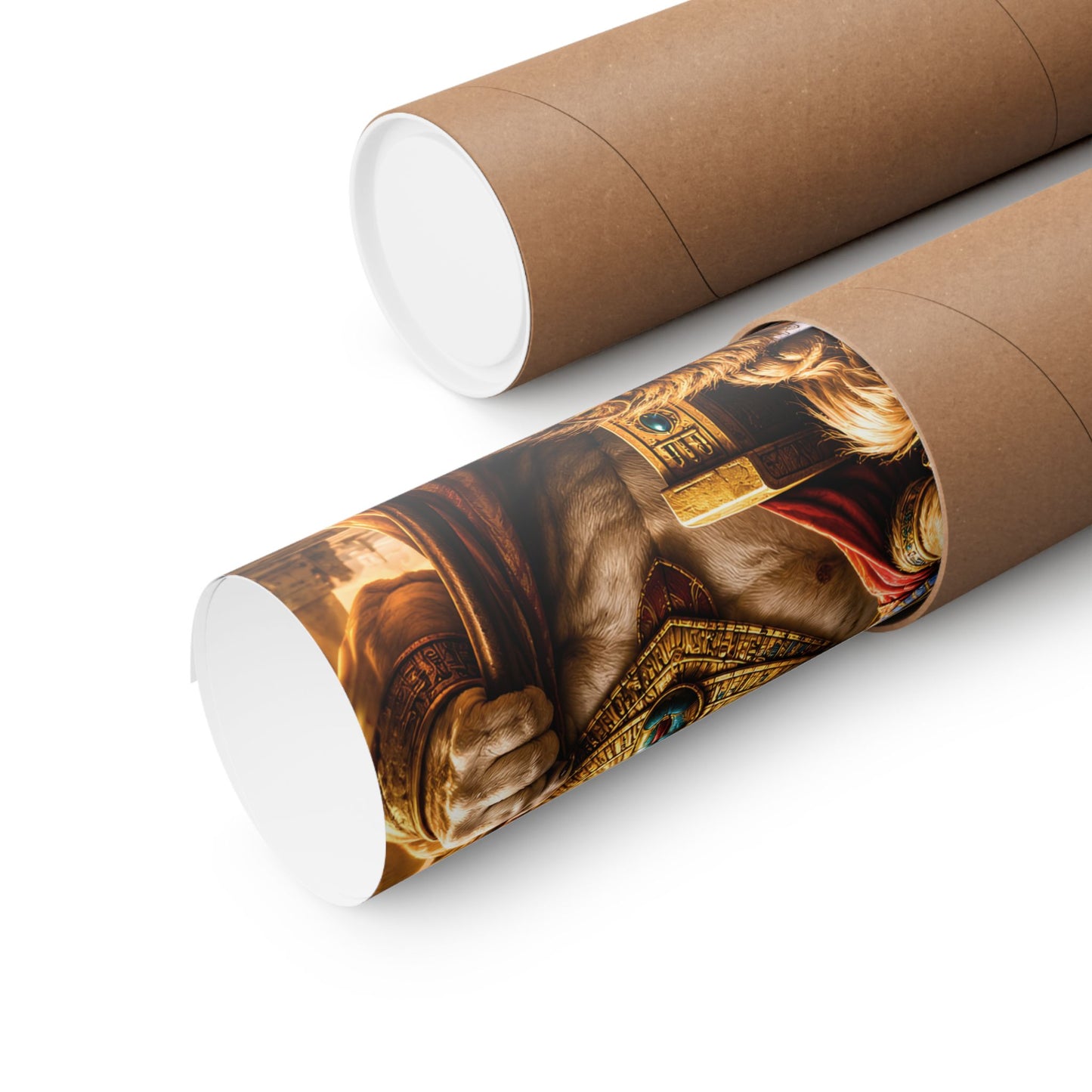 Cleopatra Yorkie Print | Funny Egypt Kids Wall Art | Dog Lover Gift | Matte Poster