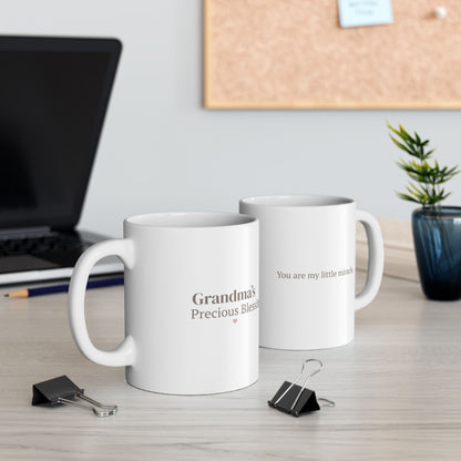 Grandma’s Precious Blessing Mug – You Are My Little Miracle – Gift from Grandma