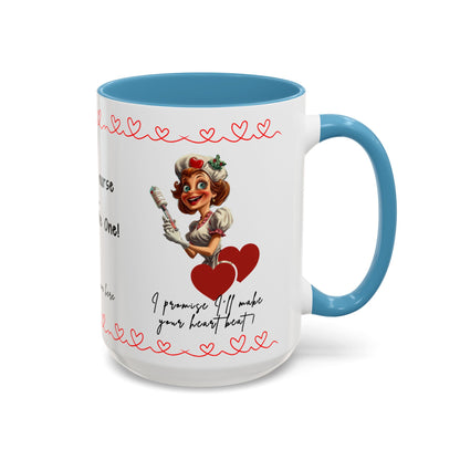 Mug - Not Just a Nurse But Your Favorite One Funny Design Accent Coffee Mug (11, 15oz)