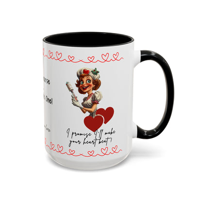 Mug - Not Just a Nurse But Your Favorite One Funny Design Accent Coffee Mug (11, 15oz)