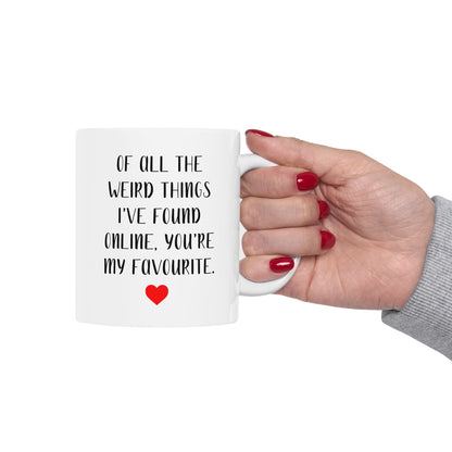 To My Husband Ceramic Mug 11oz/15oz - Romantic Gift for Him
