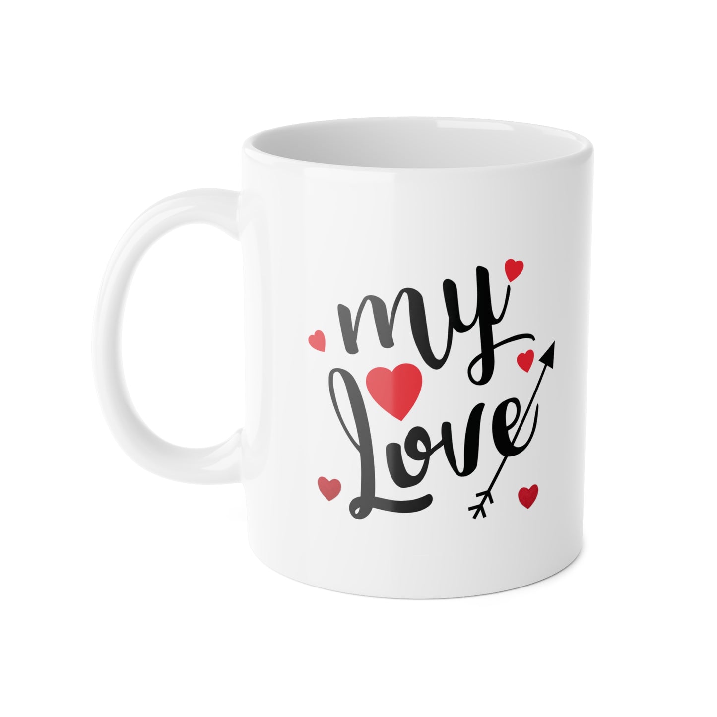White Ceramic Mug, 11oz