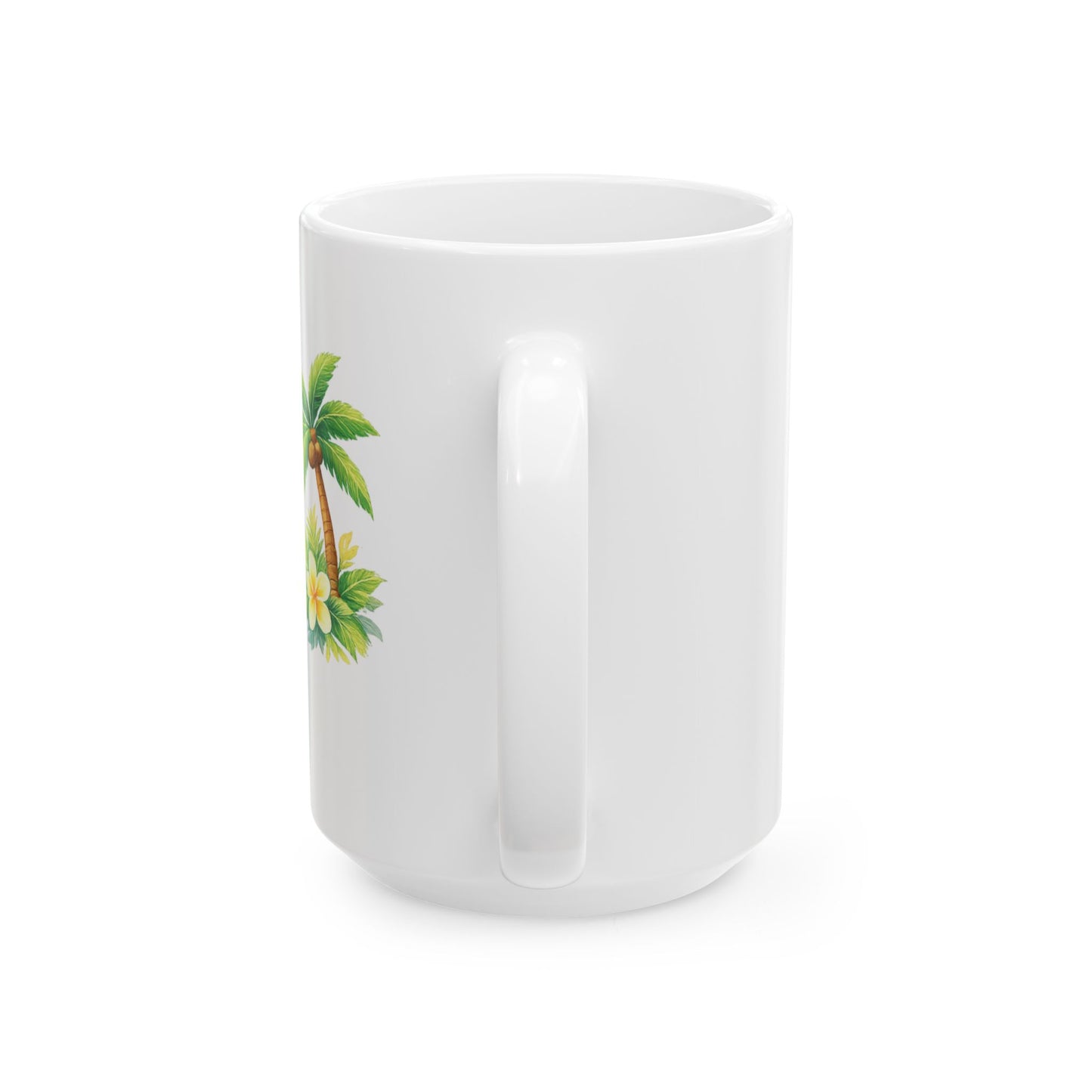 Ceramic Mug — "Better Together" Tropical Palm Coffee Mug (11oz/15oz)
