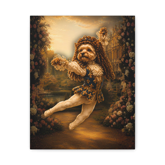 Antonio the Yorkie — Royal Ballerino | Stretched Canvas Print
