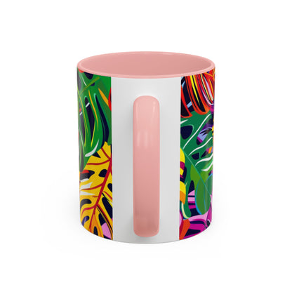 Hawaiian Palm Tree Mug - Tropical Coffee Cup 11oz/15oz