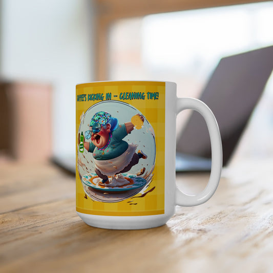 Funny Crazy Granny's Whimsical World Ceramic Mug (11oz, 15oz)