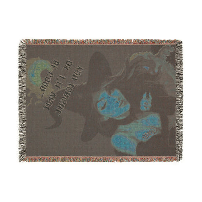 Halloween Witch Blanket - Be Good or I'll Visit You Tonight Throw