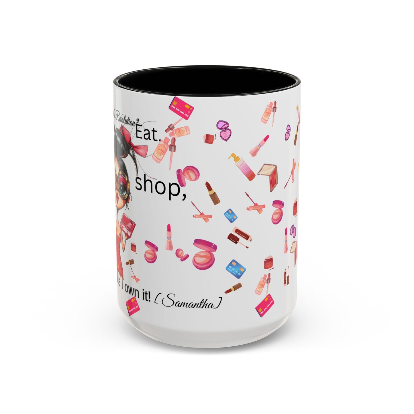 Mug - Funny New Year Resolution Accent Coffee Mug (11, 15oz)