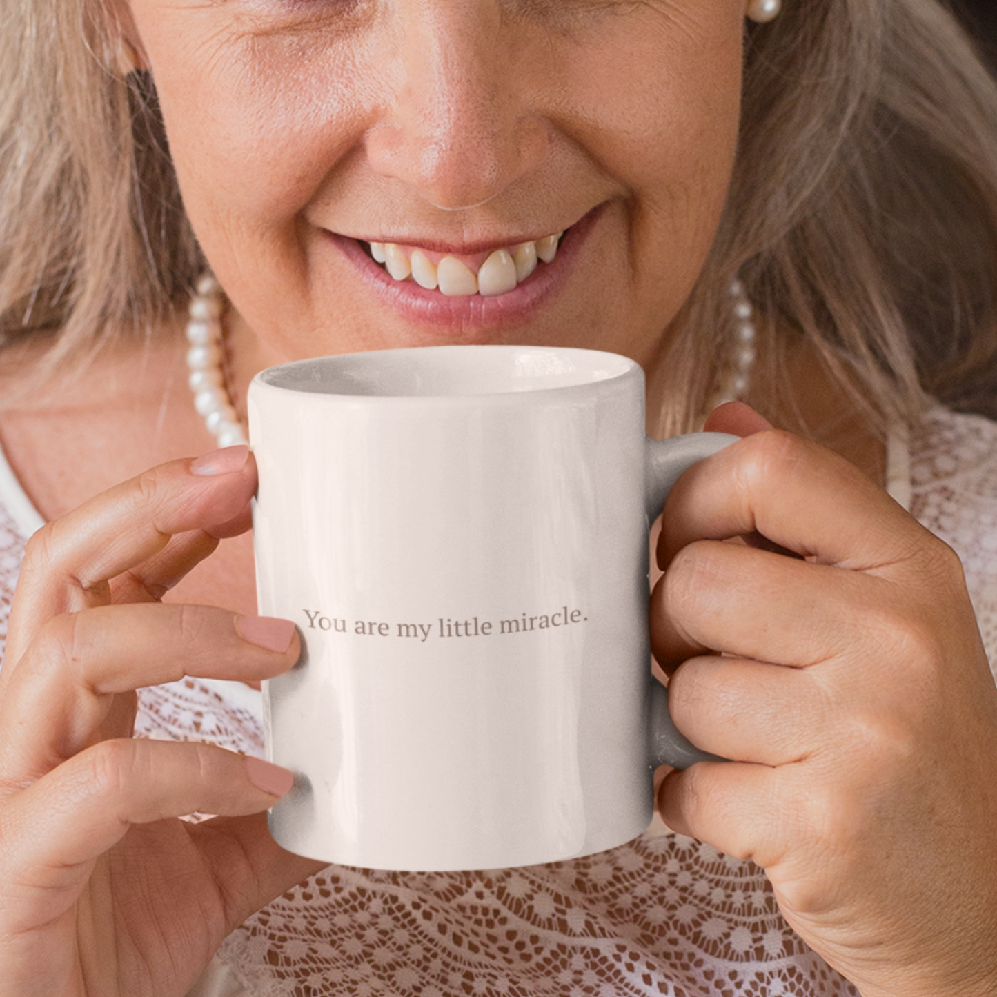 Grandma’s Precious Blessing Mug – You Are My Little Miracle – Gift from Grandma